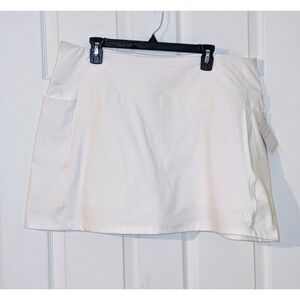 Reebok Jupe White Skort Athletic Tennis‎ Golf Skirt Shorts Pockets XXXL NWT